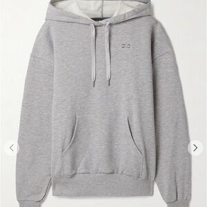 ALO YOGA
Accolade embellished cotton-blend jersey hoodie